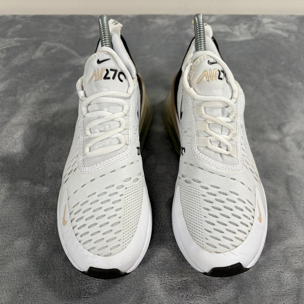 Nike Air Max 270 SE White Velvet Brown Sneakers Womens US 6 Shoes FD9875-100 - Picture 2 of 10